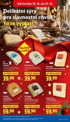 akční leták Lidl 18.12.2025-21.12.2025