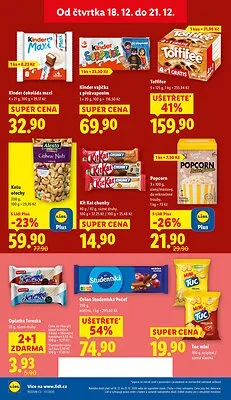 akční leták Lidl 18.12.2025-21.12.2025