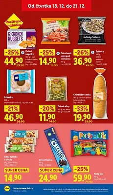 akční leták Lidl 18.12.2025-21.12.2025