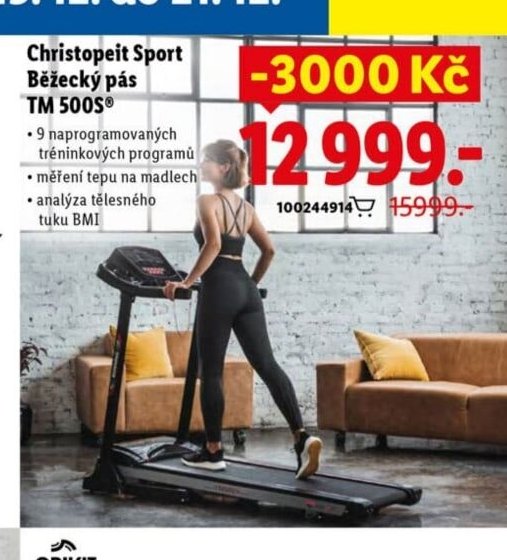 Christopeit Sport Běžecký pás TM 500S