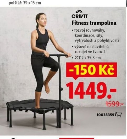 CRIVIT Fitness trampolína
