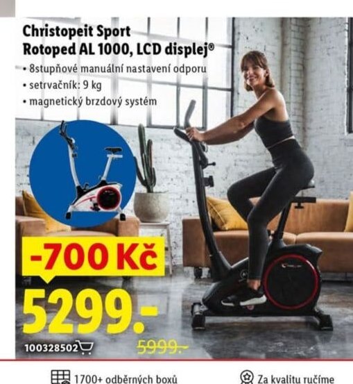 Christopeit Sport Rotoped AL 1000, LCD displej