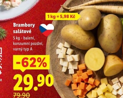 Brambory konzumní pozdní