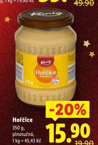 Hořčice plnotučná Kania