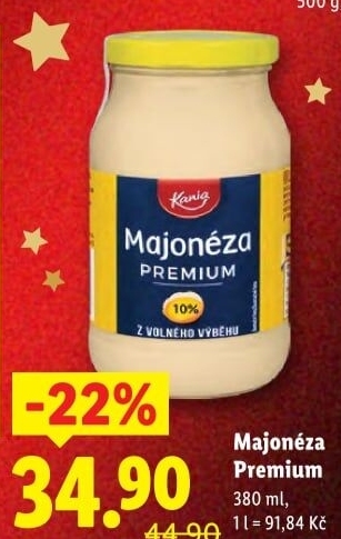 Majonéza Premium Kania