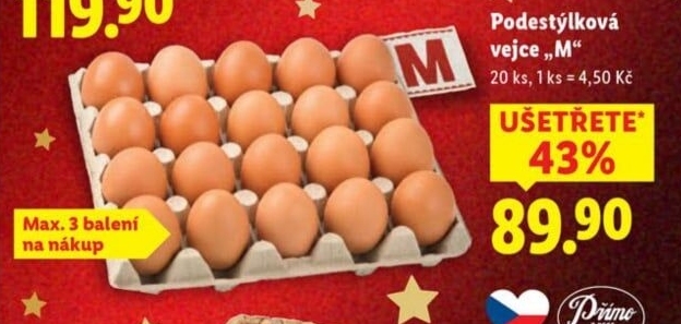 Vejce z podestýlky M