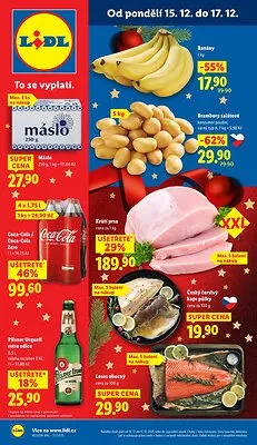 akční leták Lidl 15.12.2025-17.12.2025