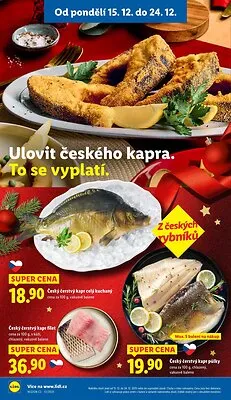 akční leták Lidl 15.12.2025-17.12.2025