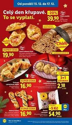 akční leták Lidl 15.12.2025-17.12.2025