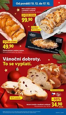 akční leták Lidl 15.12.2025-17.12.2025