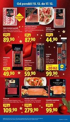 akční leták Lidl 15.12.2025-17.12.2025