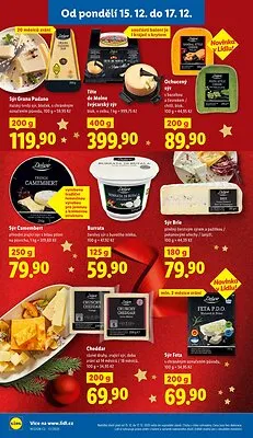 akční leták Lidl 15.12.2025-17.12.2025