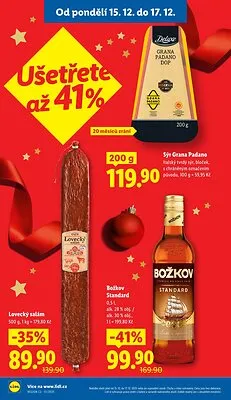 akční leták Lidl 15.12.2025-17.12.2025