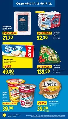 akční leták Lidl 15.12.2025-17.12.2025