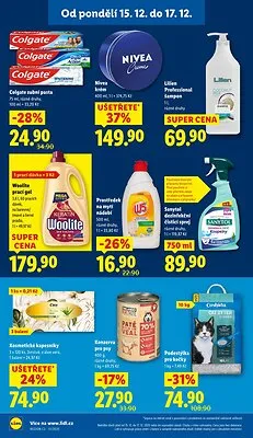 akční leták Lidl 15.12.2025-17.12.2025