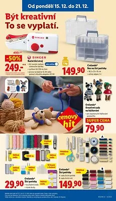 akční leták Lidl 15.12.2025-17.12.2025