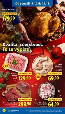 akční leták Lidl 15.12.2025-17.12.2025