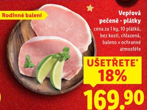 Vepřová pečeně bez kosti