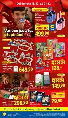 akční leták Lidl 15.12.2025-21.12.2025