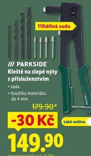 Nýtovací kleště Parkside