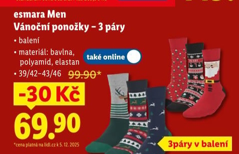 Pánské ponožky Esmara Men