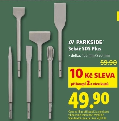 Sada SDS sekáčů Parkside