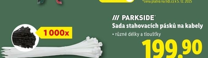 Stahovací pásky Parkside