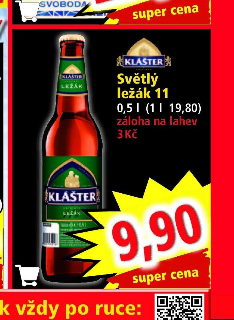 KLÁŠTER Světlý ležák 11