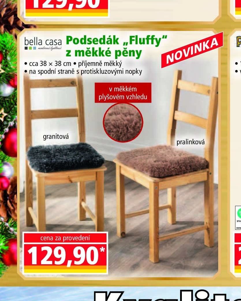 Podsedák Fluffy z měkké pěny