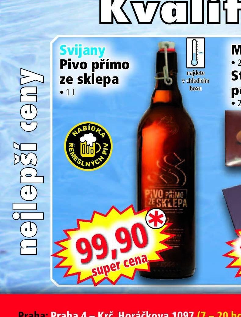 Svijany Pivo přímo ze sklepa