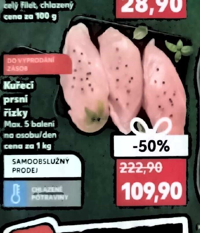 Kuřecí prsní řízky
