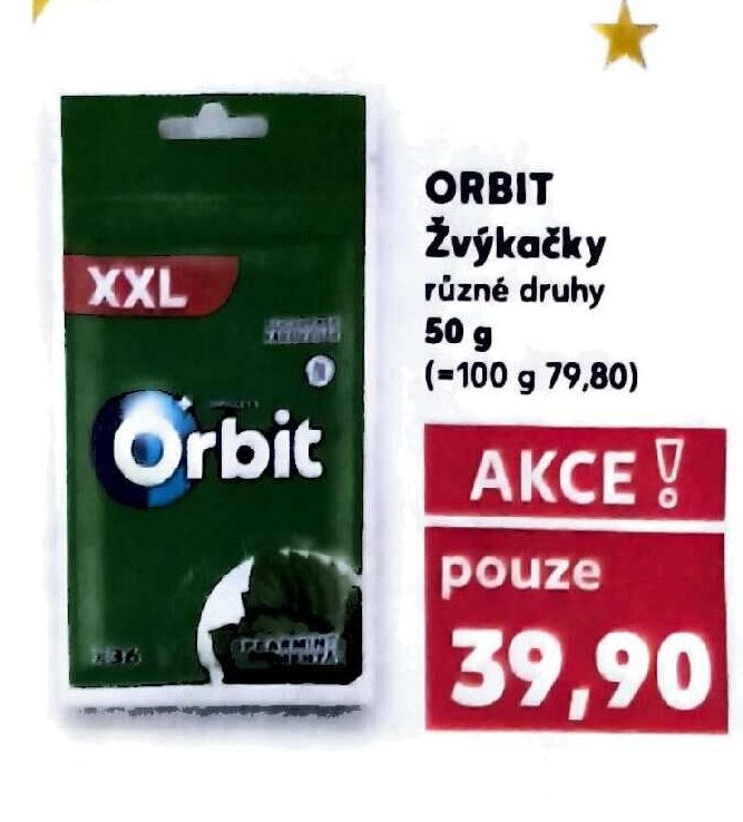 ORBIT Žvýkačky