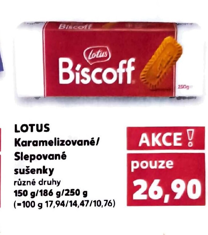 LOTUS Karamelizované/Slepované sušenky