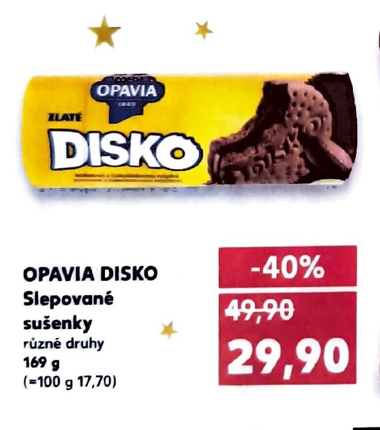 OPAVIA DISKO Slepované sušenky