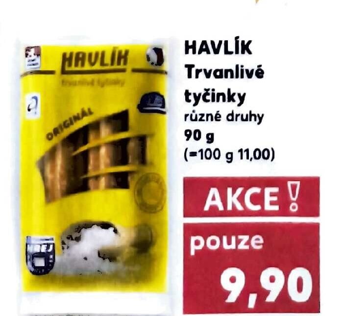 HAVLÍK Trvanlivé tyčinky