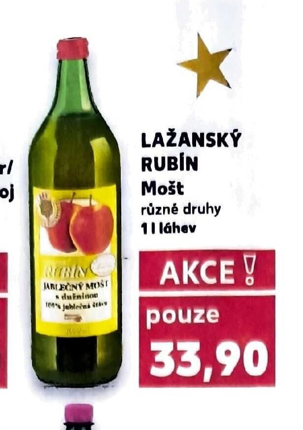 LAŽANSKÝ RUBÍN Mošt