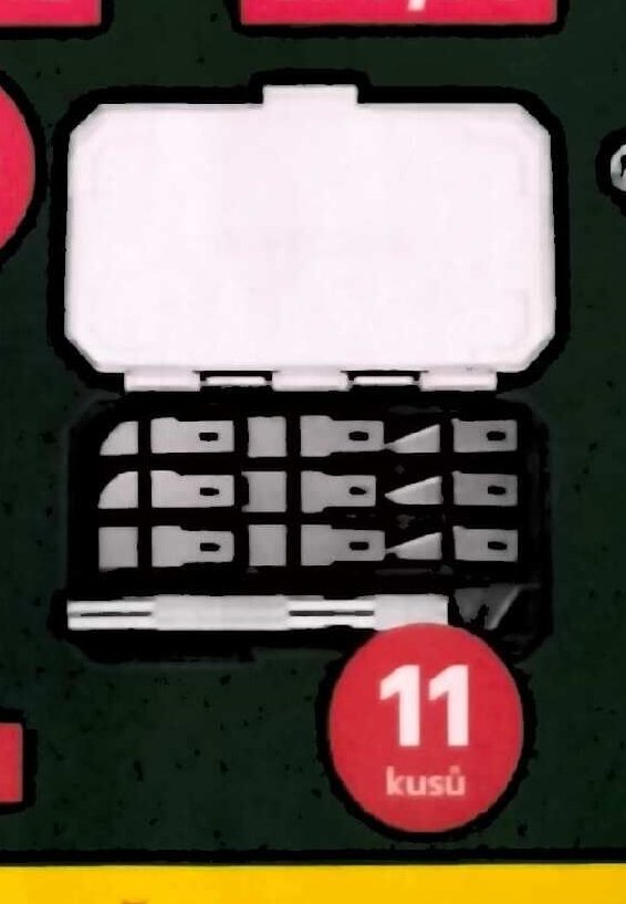 Sada řezných nástrojů 11 kusů