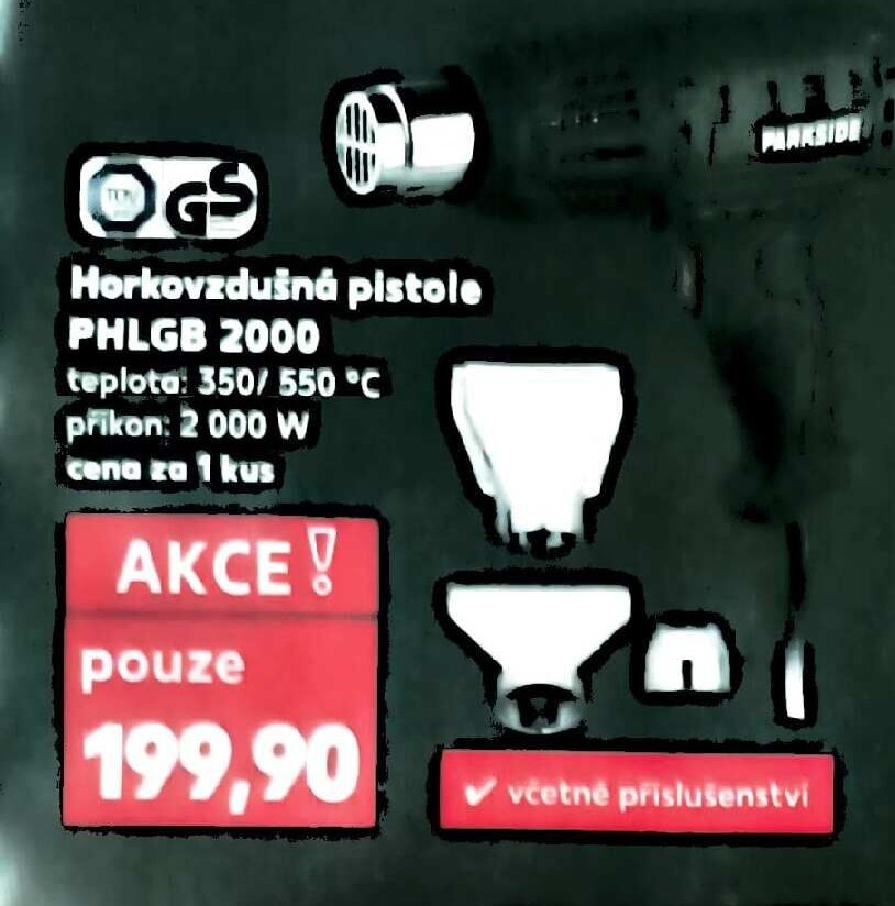 Horkovzdušná pistole PHLGB 2000