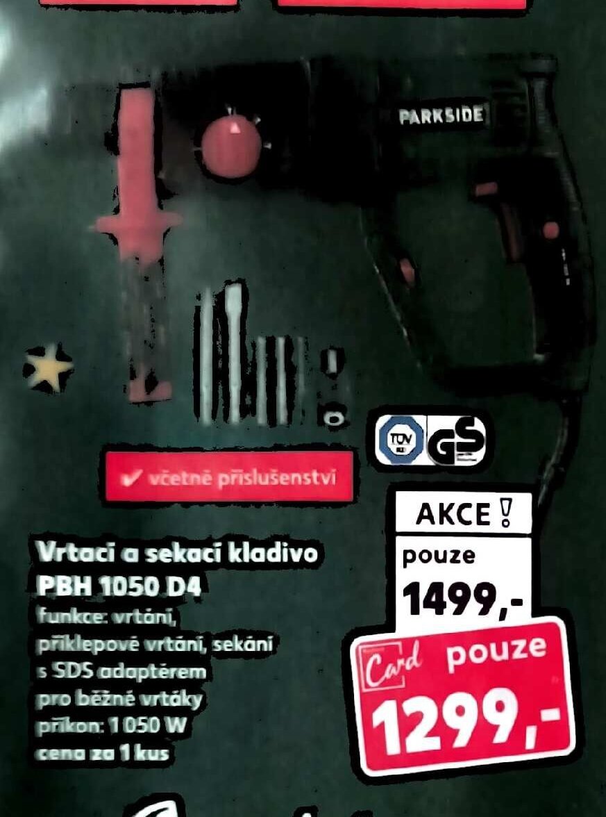 Vrtací a sekací kladivo PBH 1050 D4