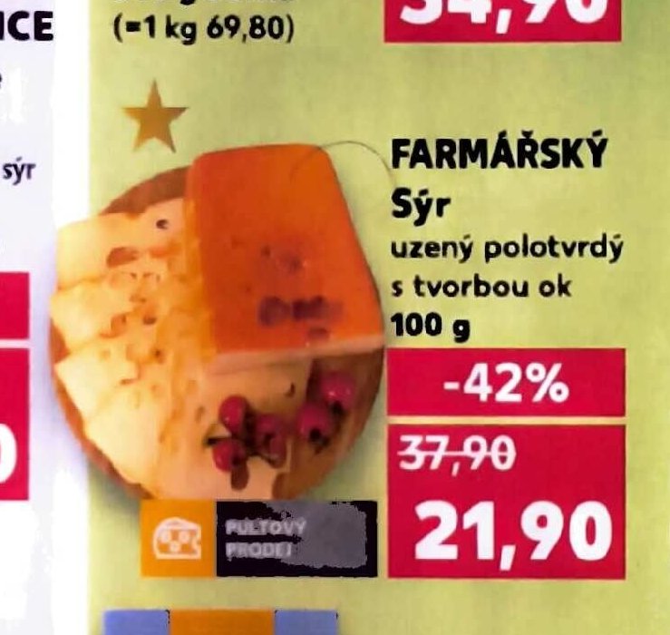 FARMÁŘSKÝ Sýr 100 g - Kaufland akcniletaky.com