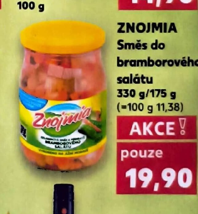 ZNOJMIA Směs do bramborového salátu 330 g/175 g - Kaufland akcniletaky.com