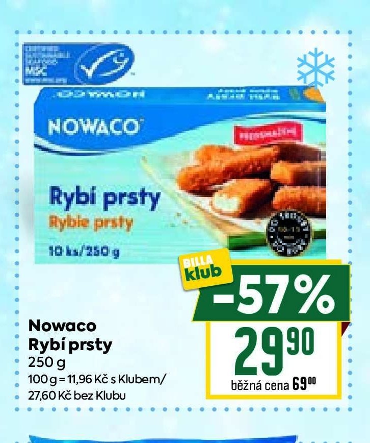 Nowaco Rybí prsty 250 g