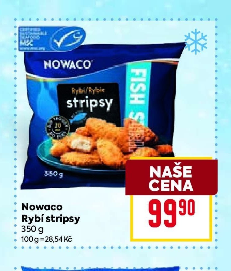 Nowaco Rybí stripsy 350 g