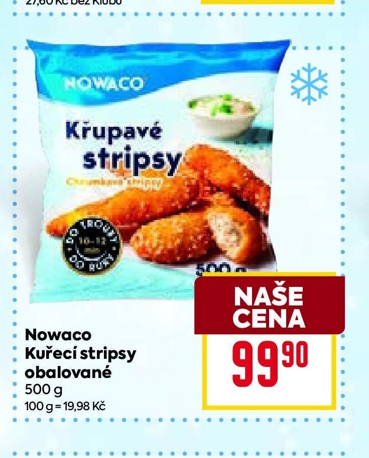Nowaco Kuřecí stripsy 500 g