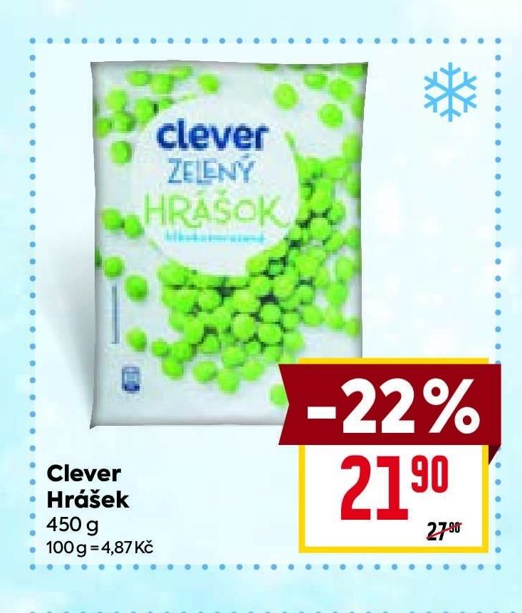 Clever Hrášek 450 g