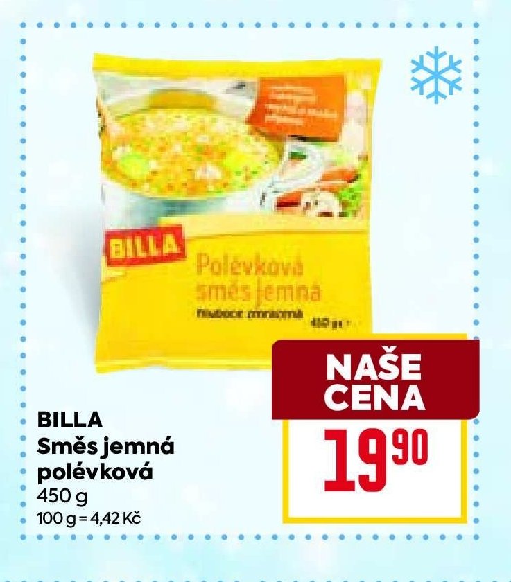 BILLA Směs jemná polévková 450 g