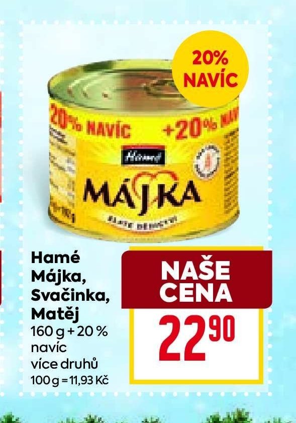 Hamé Májka, Svačinka, Matěj - BILLA akcniletaky.com