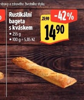Rustikální bageta s kváskem