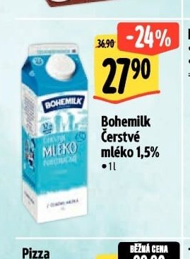 Bohemilk Čerstvé mléko 1,5%