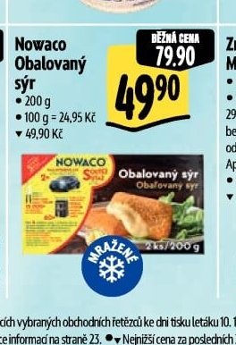 Nowaco Obalovaný sýr